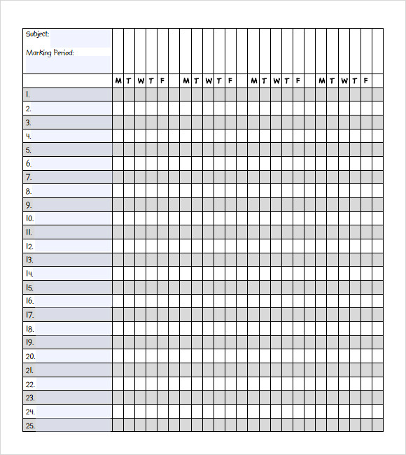 Printable Gradebook Template Doctemplates My Xxx Hot Girl