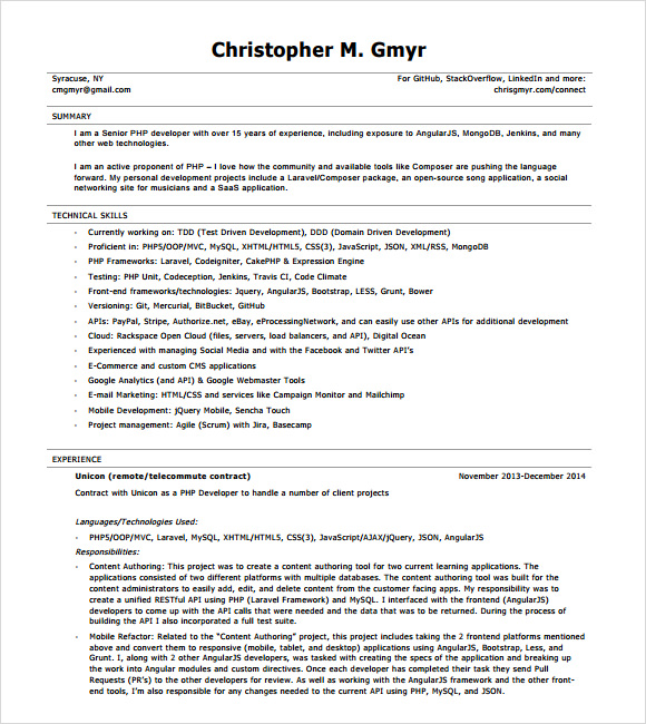 Excel Serial Communication Example On A Resume