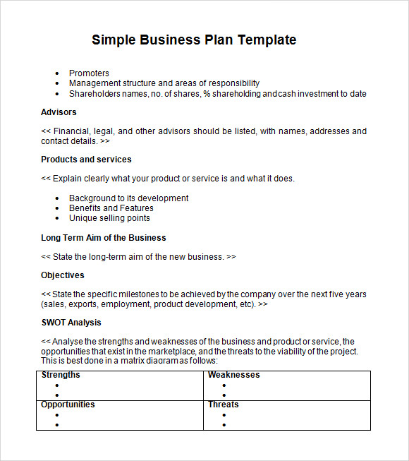 Free Business Plan Templates for Startups