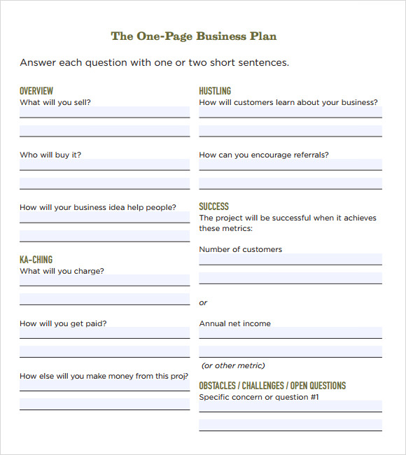 Write business plan free pdf