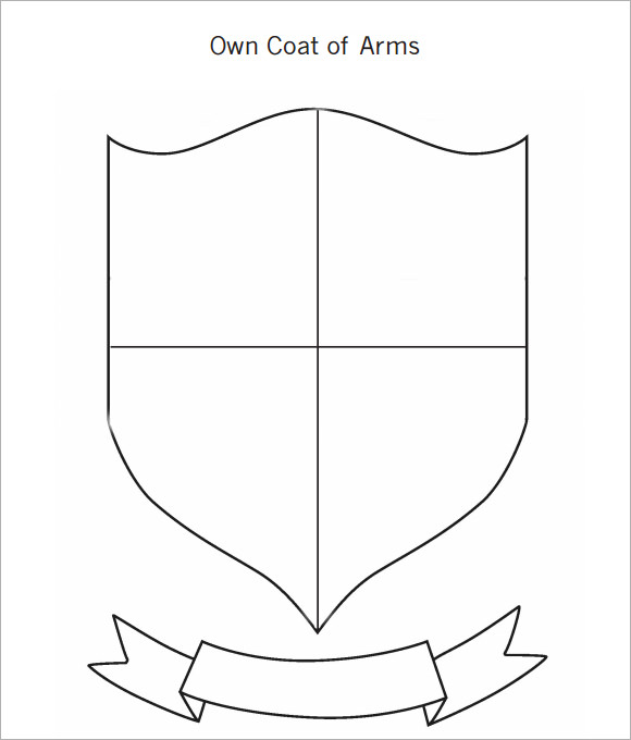 Coat Of Arms Template Printable Pdf