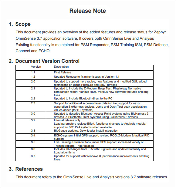 free sample release notes2