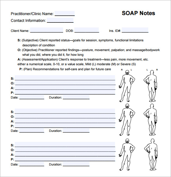 FREE Download: Massage Therapy Client Intake and SOAP Note Forms