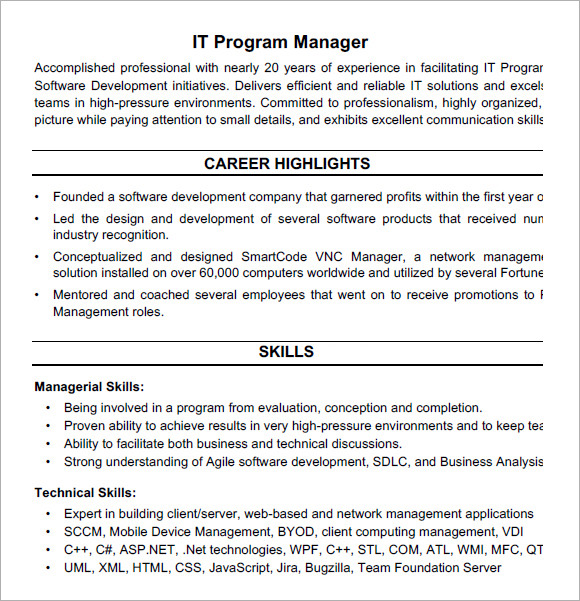 project-manager-resume-6-samples-examples-format-sample-templates