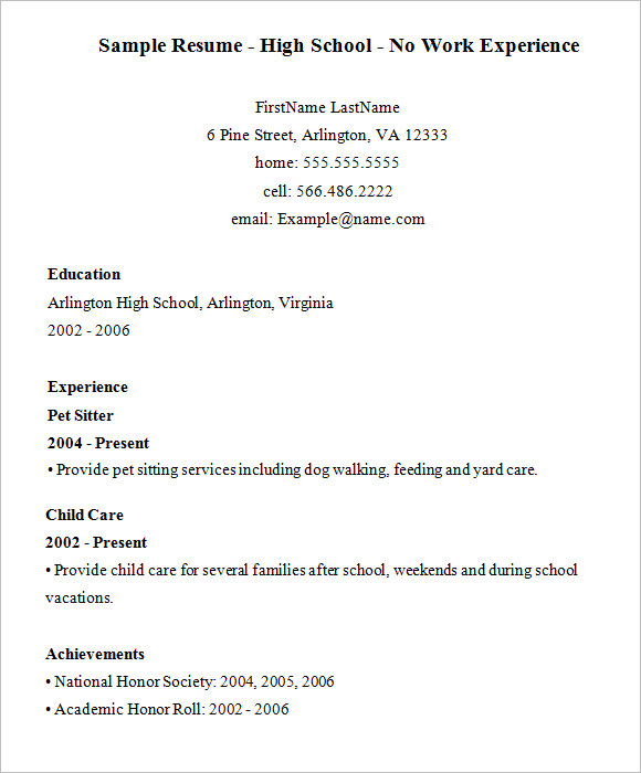 sample-resume-for-students-with-no-work-experience-tampahom