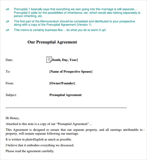 Uk Prenuptial Agreement Template