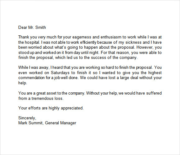 Employee Appreciation Letter Sample from images.sampletemplates.com