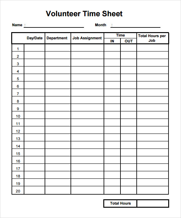 volunteer-timesheet-template-7-free-samples-examples-format