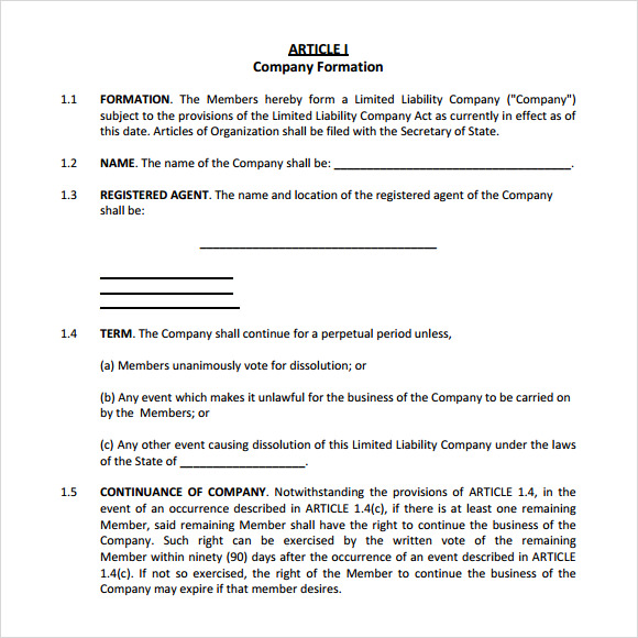 s corp operating agreement template texas