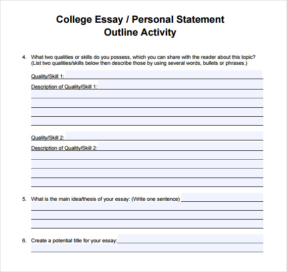 Personal Statement 8  Free Samples Examples Format