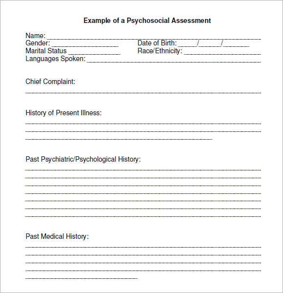 psychosocial-assessmentt-7-free-samples-examples-format-sample-35960