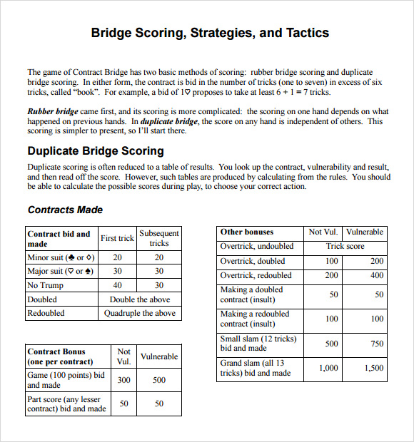 Bridge Scoring Sheet Printable Sheet Printables BridgeSex Picture