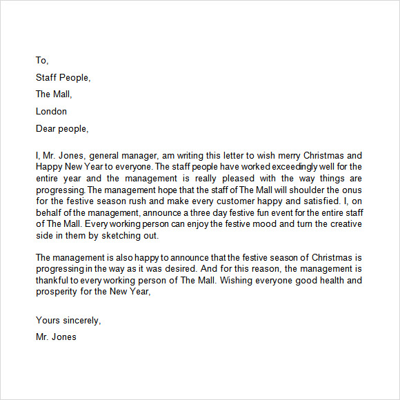 19+ Christmas Letter Templates - Download Free Documents in PDF , Word