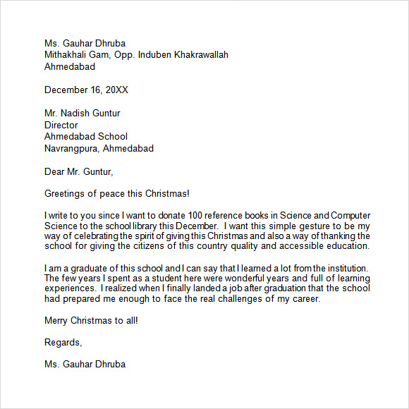 19 Christmas Letter Templates Download Free Documents In PDF Word