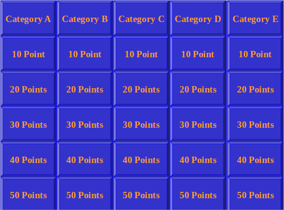 Powerpoint Jeopardy Program