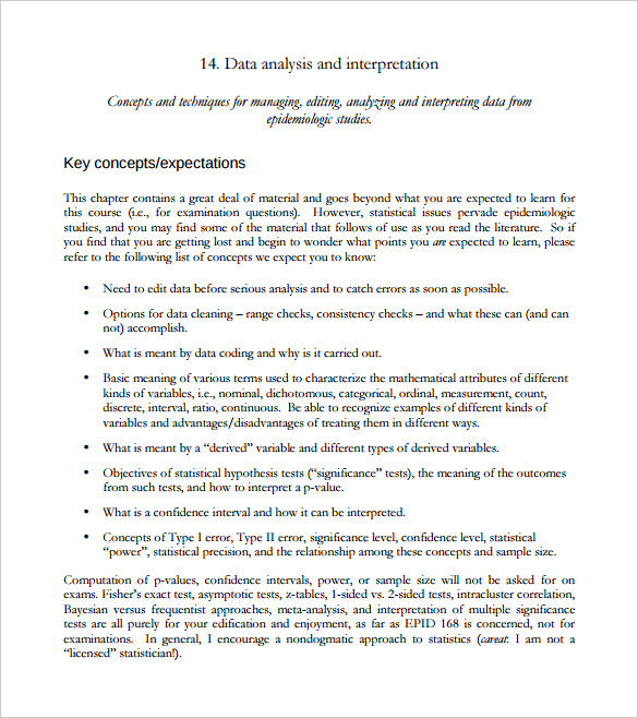 Data Analysis Report Template 7+ Documents in Word, PPT, PDF