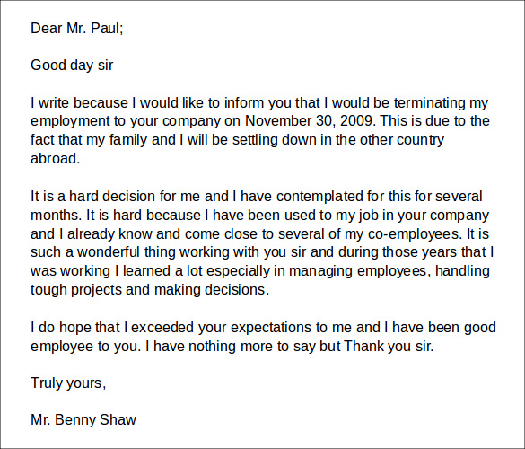 Cancellation Letter Samples - Writing Professional Letters