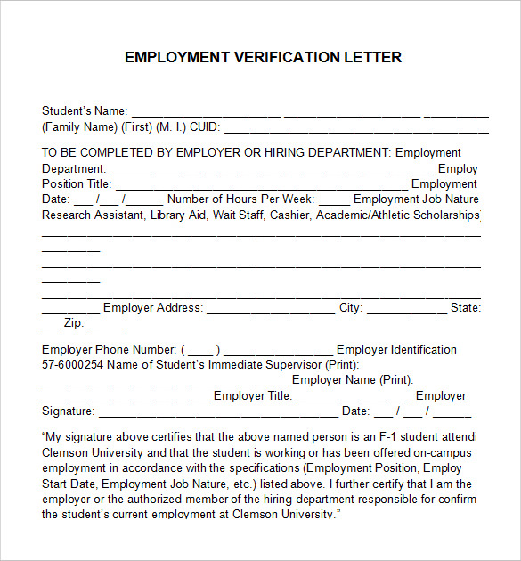 Authorization To Allow Employment Verification FREE Sample Authorization Forms In MS Word