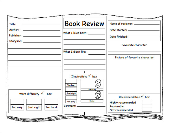 Book Review Template Free Download