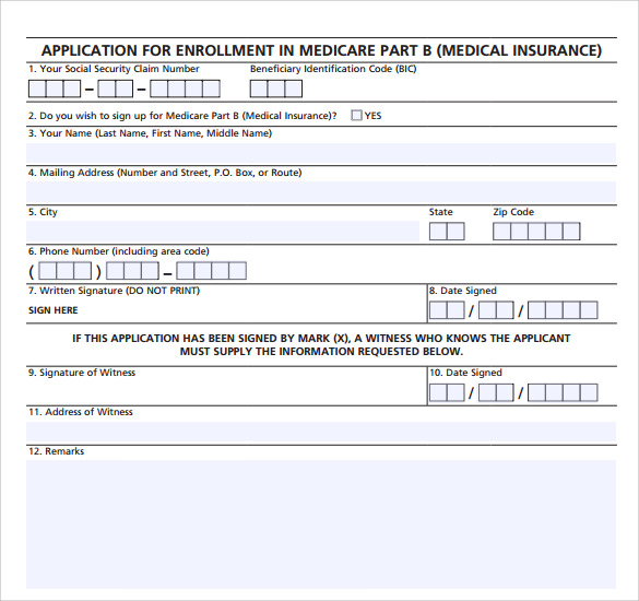 Medicare Application Forms 9+ Documents Free Download In PDF