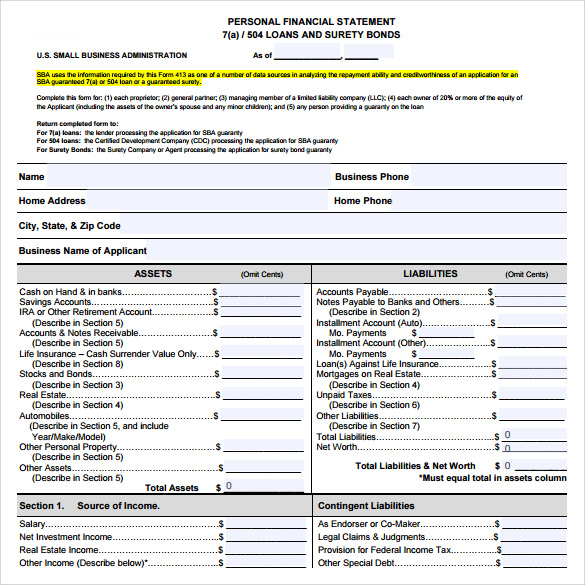 personal-financial-statement-example-with-template