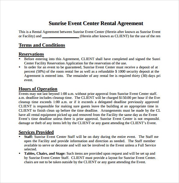 Simple Rental Agreement 10+ Download Free Documents In PDF, Word Sample Templates