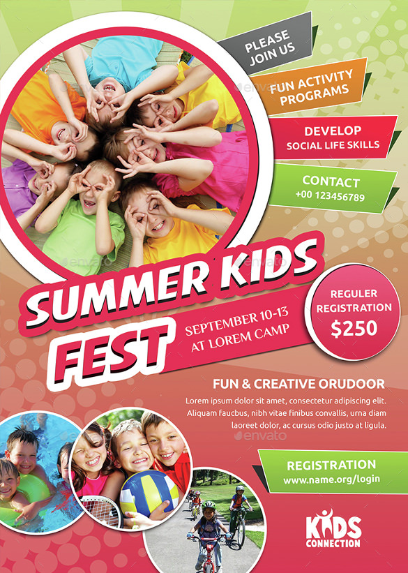 Summer Camp Brochure Template Free Download