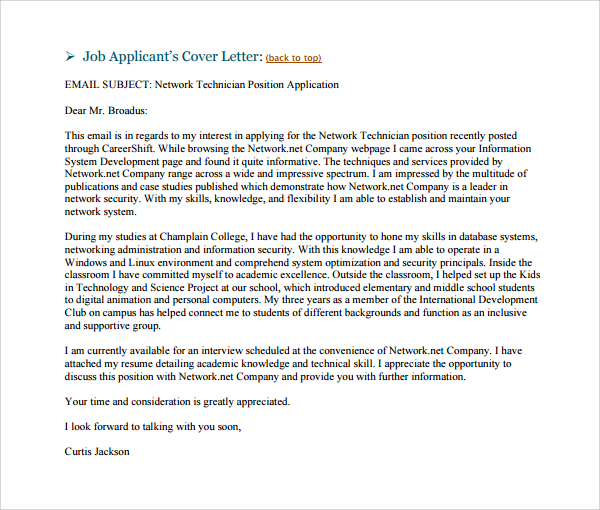 sample job application cover letter 10 free documents in