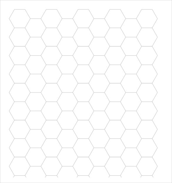 Sample Hexagon Graph Paper 7+ Documents in PDF , Word , PSD