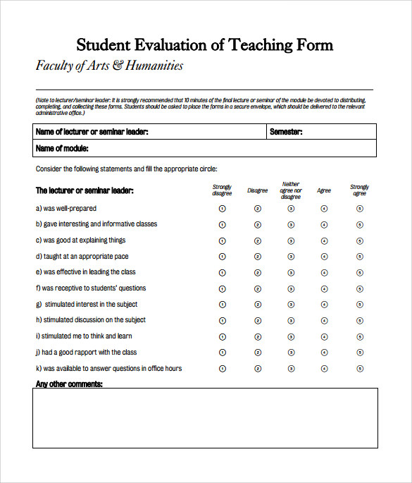 teacher-evaluation-form-9-free-samples-examples-formats