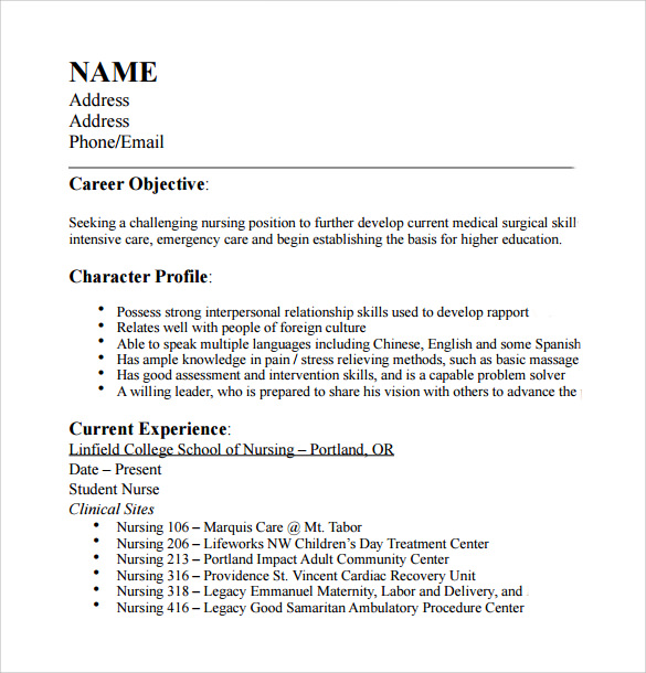 Resume example certifications