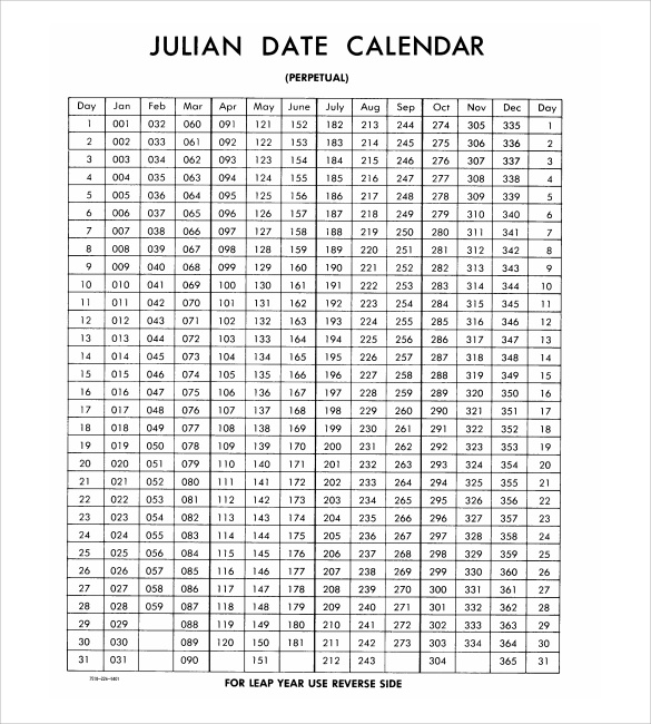 Julian Calendar 9+ Download Documents in PDF , PSD