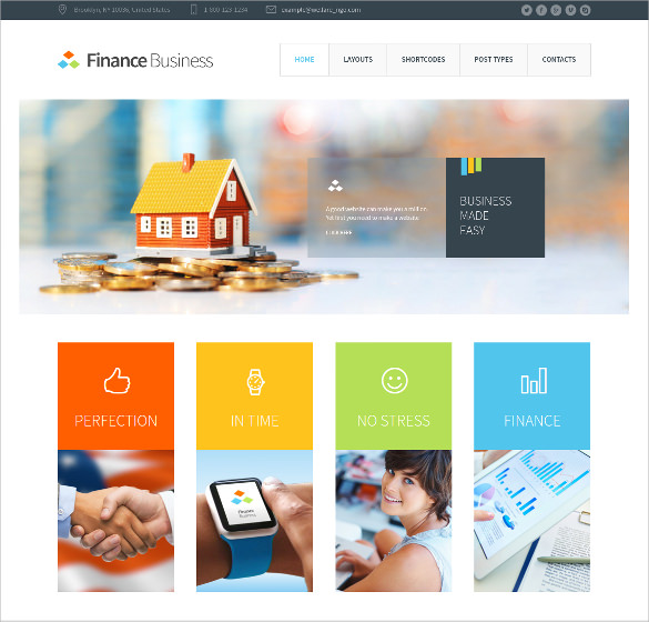 Template Mortgage Website