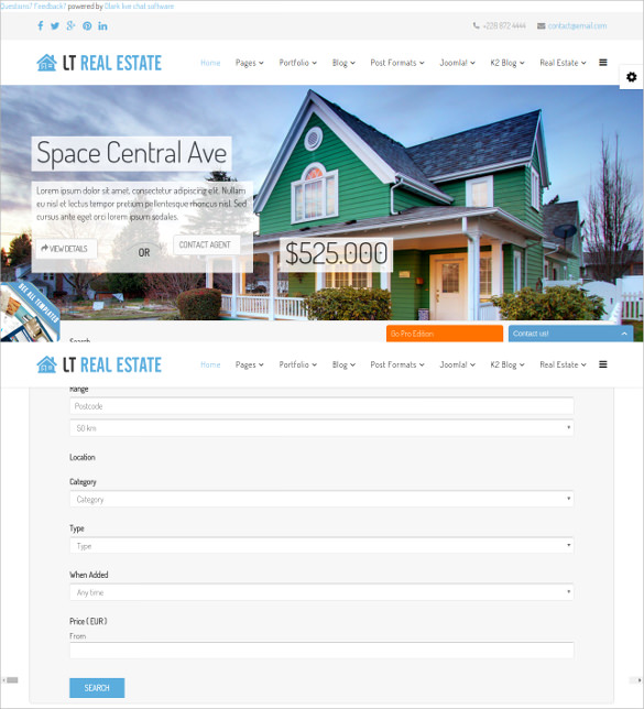 Real Estate Attorney Website Template
