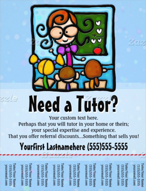 Tutoring Flyer Template Free