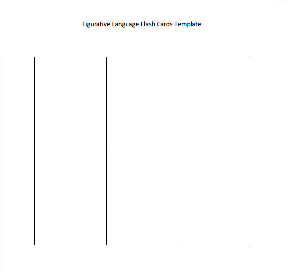 free printable editable flash cards