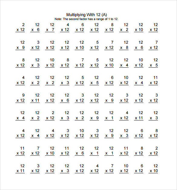 Extended Multiplication Facts Worksheets 27600 Hot Sex Picture