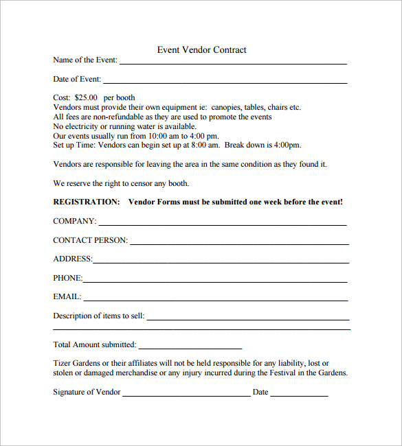 Free Customer Contract Template