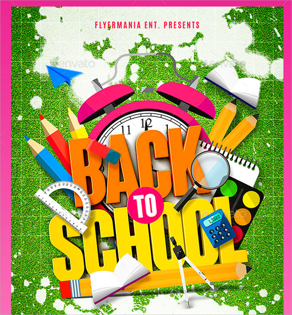 Back To School Flyer Template 20 Download In Vector EPS PSD