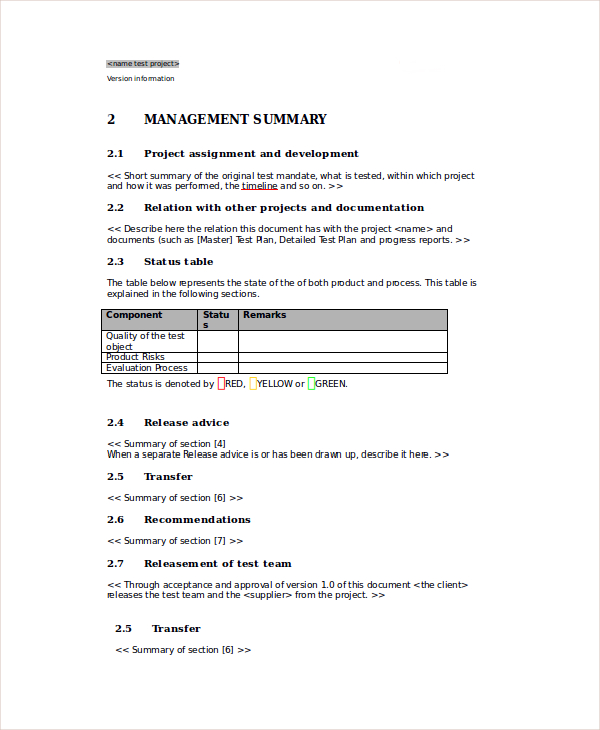 Sample Test Report Template 9+ Free Documents Download in Word, PDF