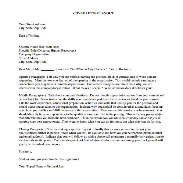 Sample Entry Level Marketing Cover Letter- 7+ Free ...