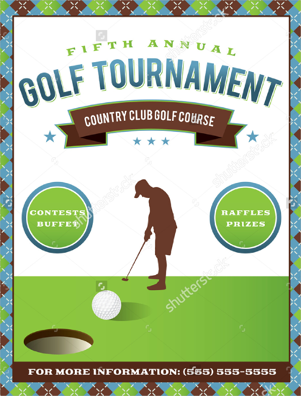 Golf Tournament Flyer Template 20+ Download In Vector EPS, PSD