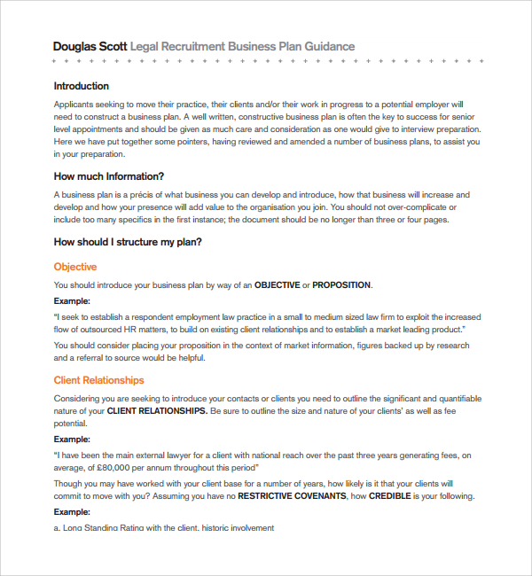 Sample Recruiting Plan Template Free Documents In PDF Word