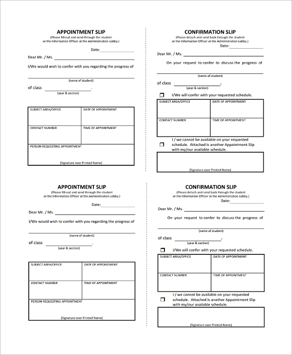 Doctor Appointment Template Free Download