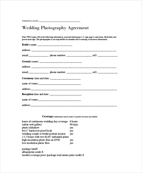 Wedding Photographer sydney prices