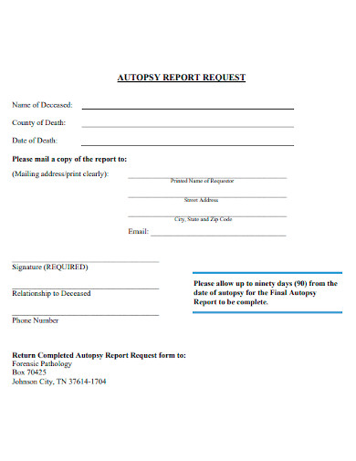 FREE 10 Autopsy Report Samples In PDF MS Word Google Docs