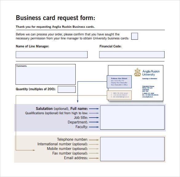 Blank Business Card - 17+ Examples, Format, Pdf