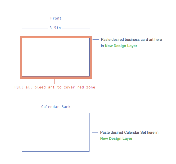 business card template example