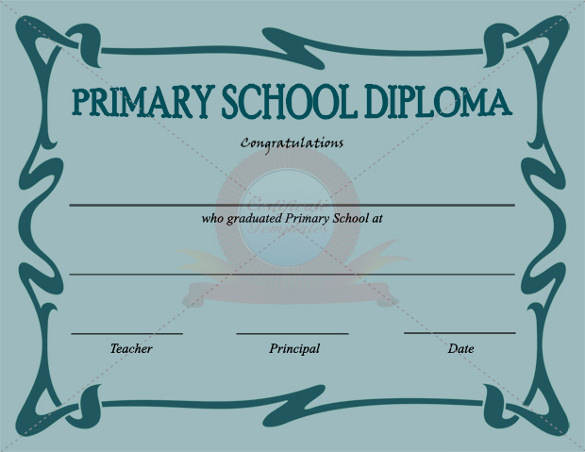 primary school certificate template1