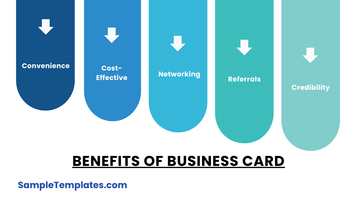 benefits of business card